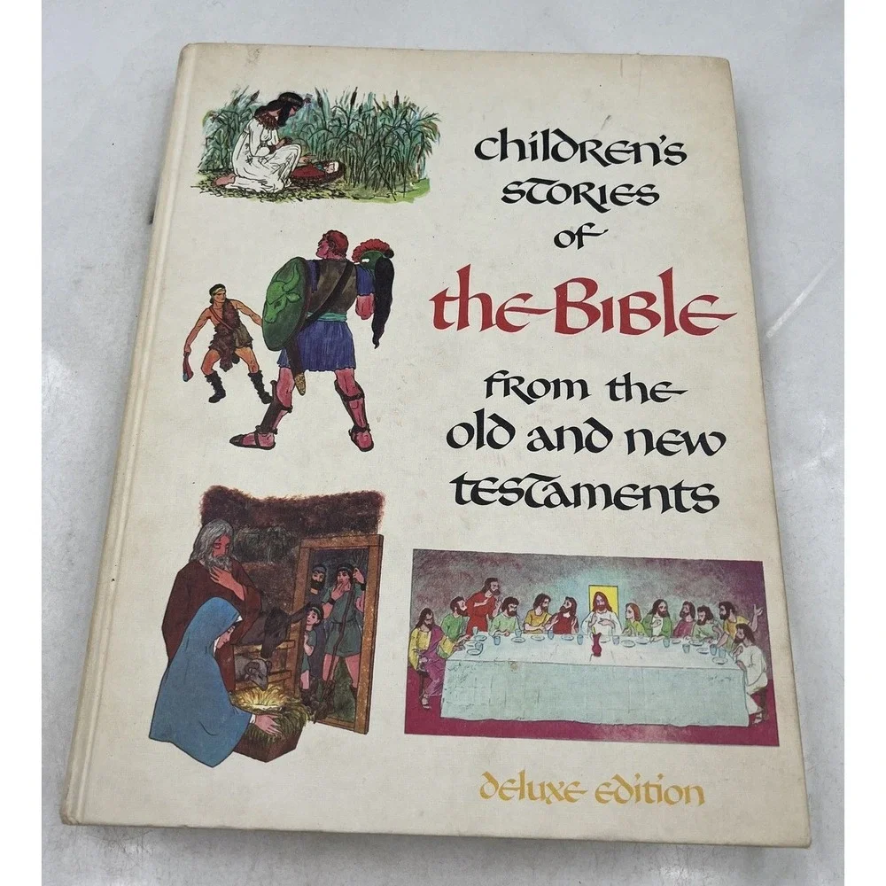 Childrens Stories of the Bible Deluxe Edition 1968 Hardcover Barbara T Bradford